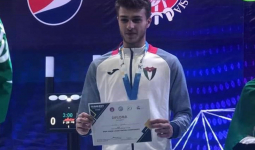 PSUT Student Eyad Odeh Takes Bronze Medal in The Asian Fencing Championships