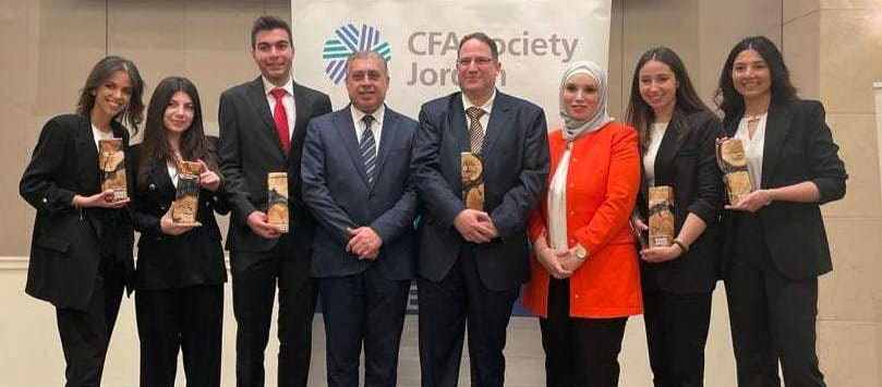 Princess Sumaya University for Technology wins first place in the CFA competition and qualifies for the regional competition in Dubai