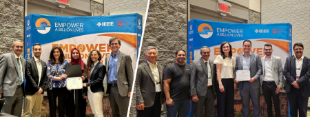 Two teams from Princess Sumaya University for Technology win the first place award of  IEEE Empower a Billion Lives Globalism