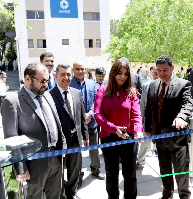 The inauguration of the sixth annual exhibition for graduation projects at Princess Sumaya University for Technology