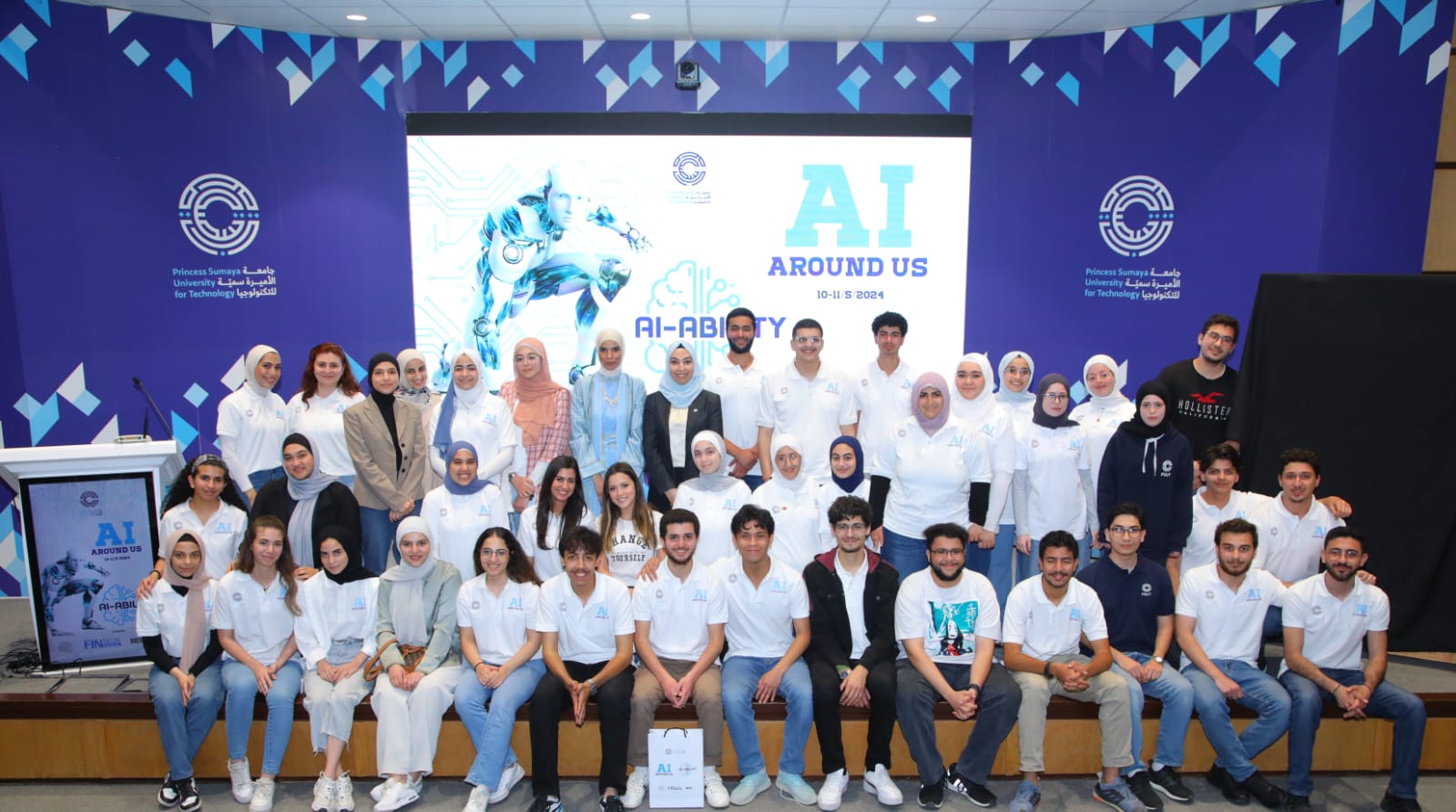 The Conclusion of the Third Edition AI Around Us Training Camp for School Students at Princess Sumaya University for Technology