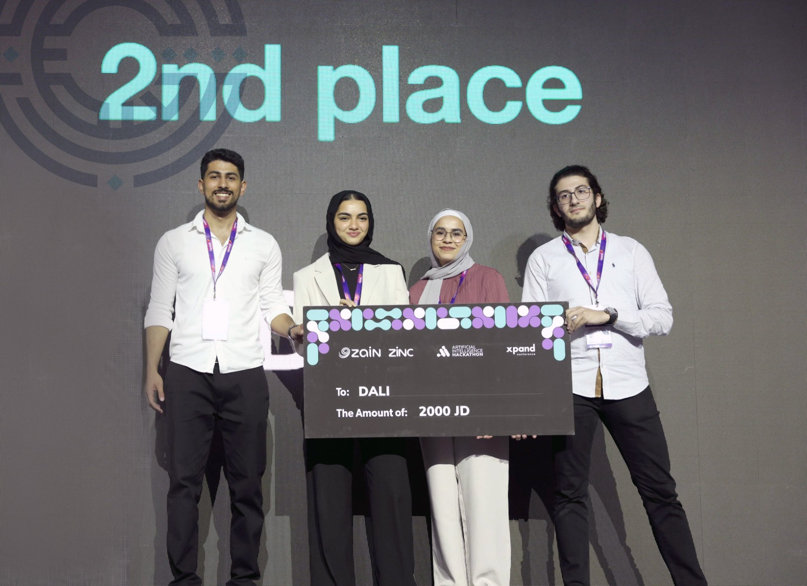 Princess Sumaya University for Technology Achieves Second Place in Health Technology Category at the AI Hackathon