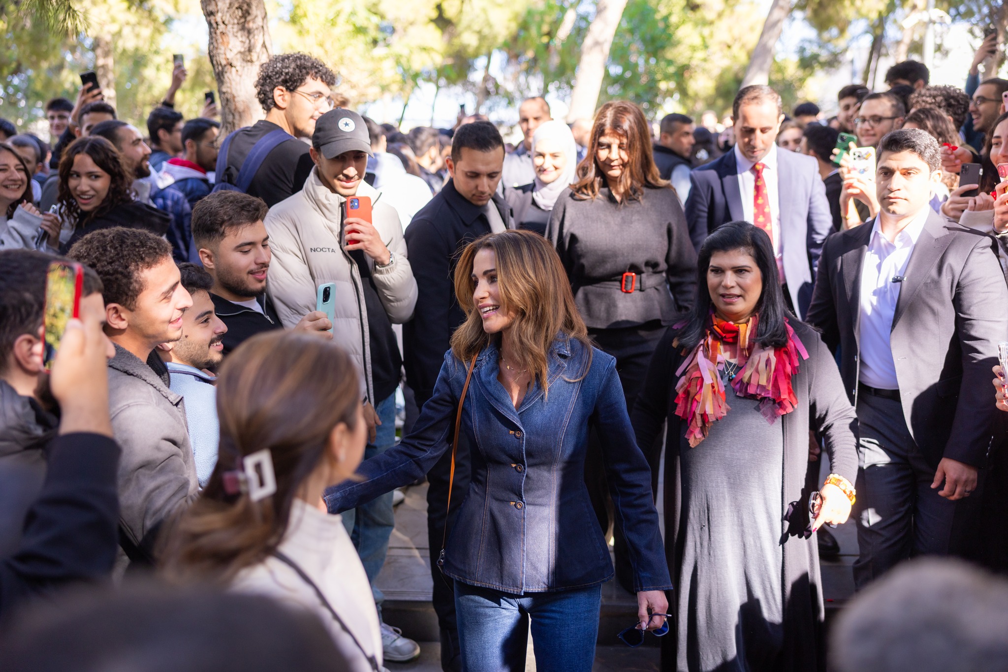 Queen Rania visits Princess Sumaya University for Technology