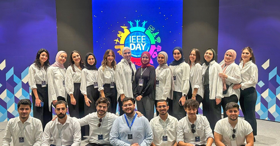 نادي IEEE الطلابي في جامعة الأميرة سمية للتكنولوجيا يحصد جائزة التميز الإقليمي في المنطقة 8