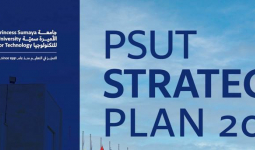 Princess Sumaya University for Technology President holds a meeting with faculty members to review the university's strategic plan for 2030