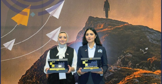 الطالبتان سيلين قراجة وربى العواملة من جامعة الأميرة سمية للتكنولوجيا ضمن برنامج "قمم للقيادات الواعدة – دفعة الأردن 2025"