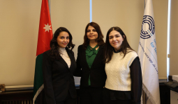 الطالبتان لليان الجمال ولارا بوياجيان من "الأميرة سمية للتكنولوجيا" تحقّقان المركز الأول عالميًا في مسابقة أمازون للتعاون الجامعي 2025(AWS)     