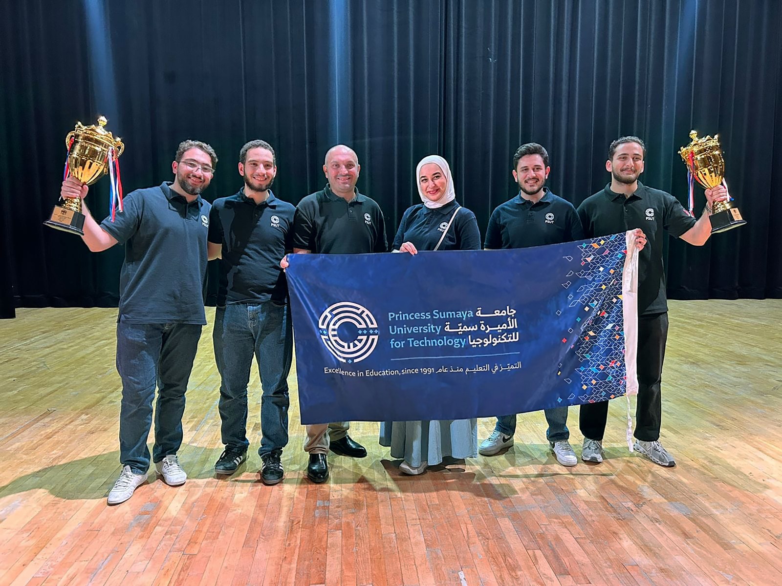 جامعة الأميرة سمية للتكنولوجيا تتصدر البطولة الوطنية للروبوت بدورتها الـ 21 بإنجاز طلابي