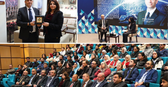 تكريم العالم الأردني الدكتور عمر حتاملة في جامعة الأميرة سمية للتكنولوجيا 