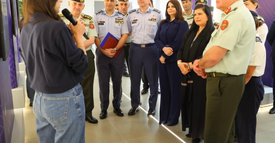 الاميرة سمية بنت الحسن تلتقي رئيس هيئة الأركان المشتركة في جامعة الأميرة سمية للتكنولوجيا